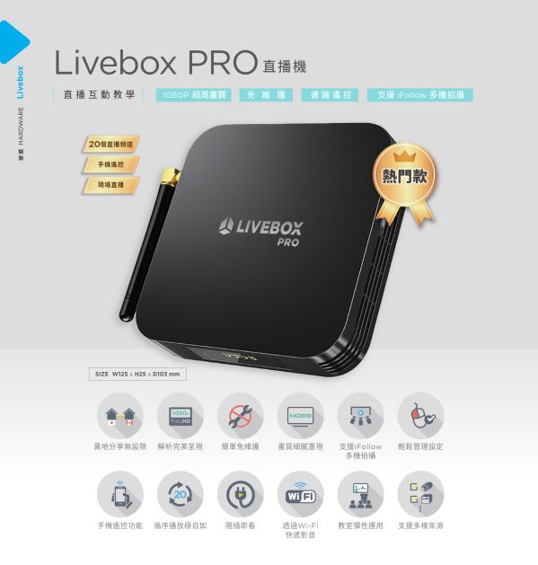 Livebox PRO Hardware
